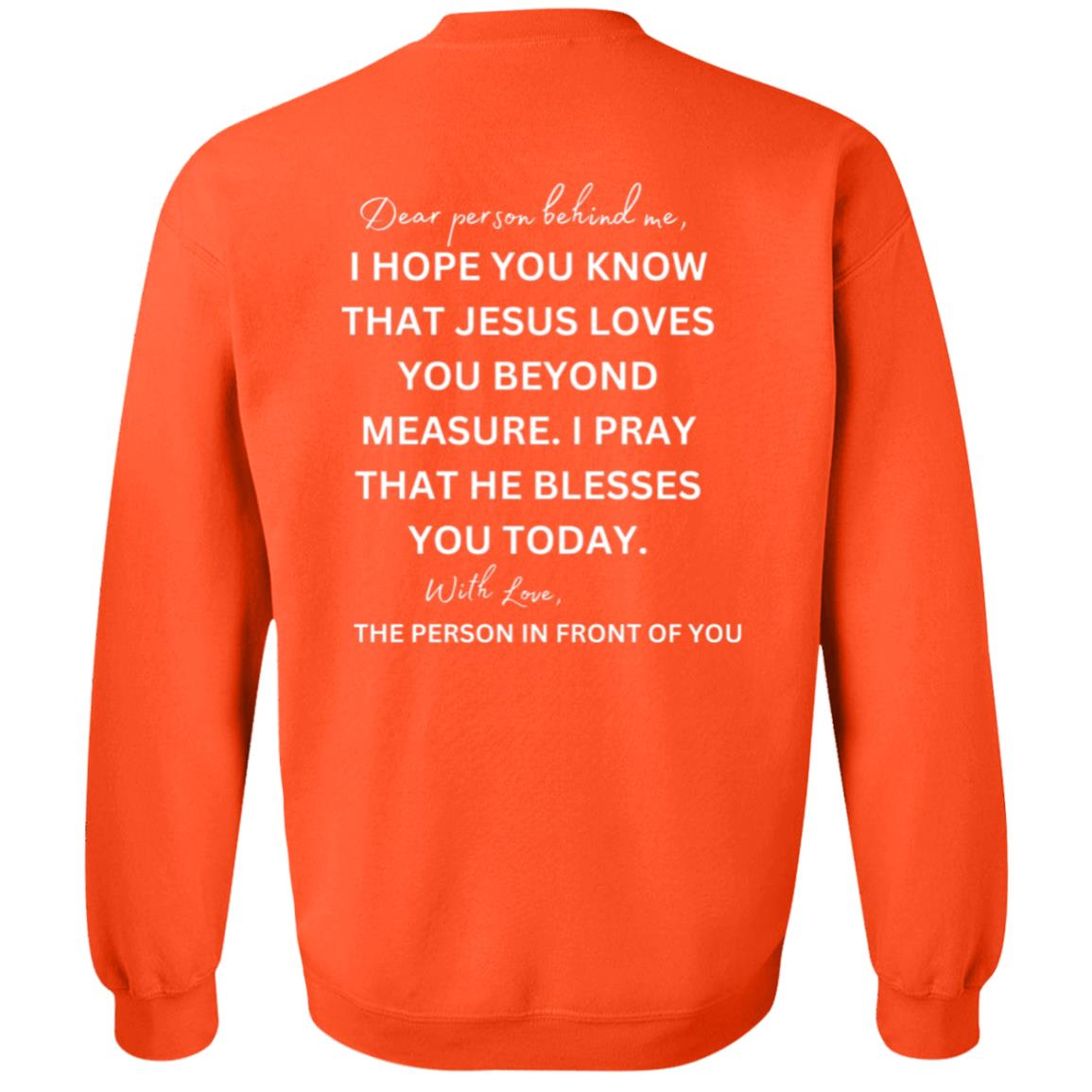 CREWNECK PULLOVER SWEATSHIRT - Dear person behind me