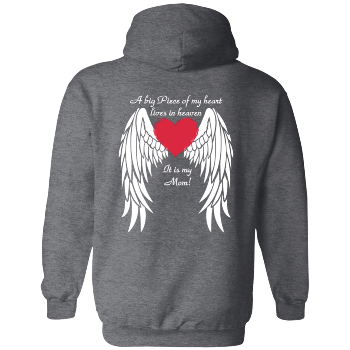 Full Zip-up Sweatshirt - " A big Piece of my heart"