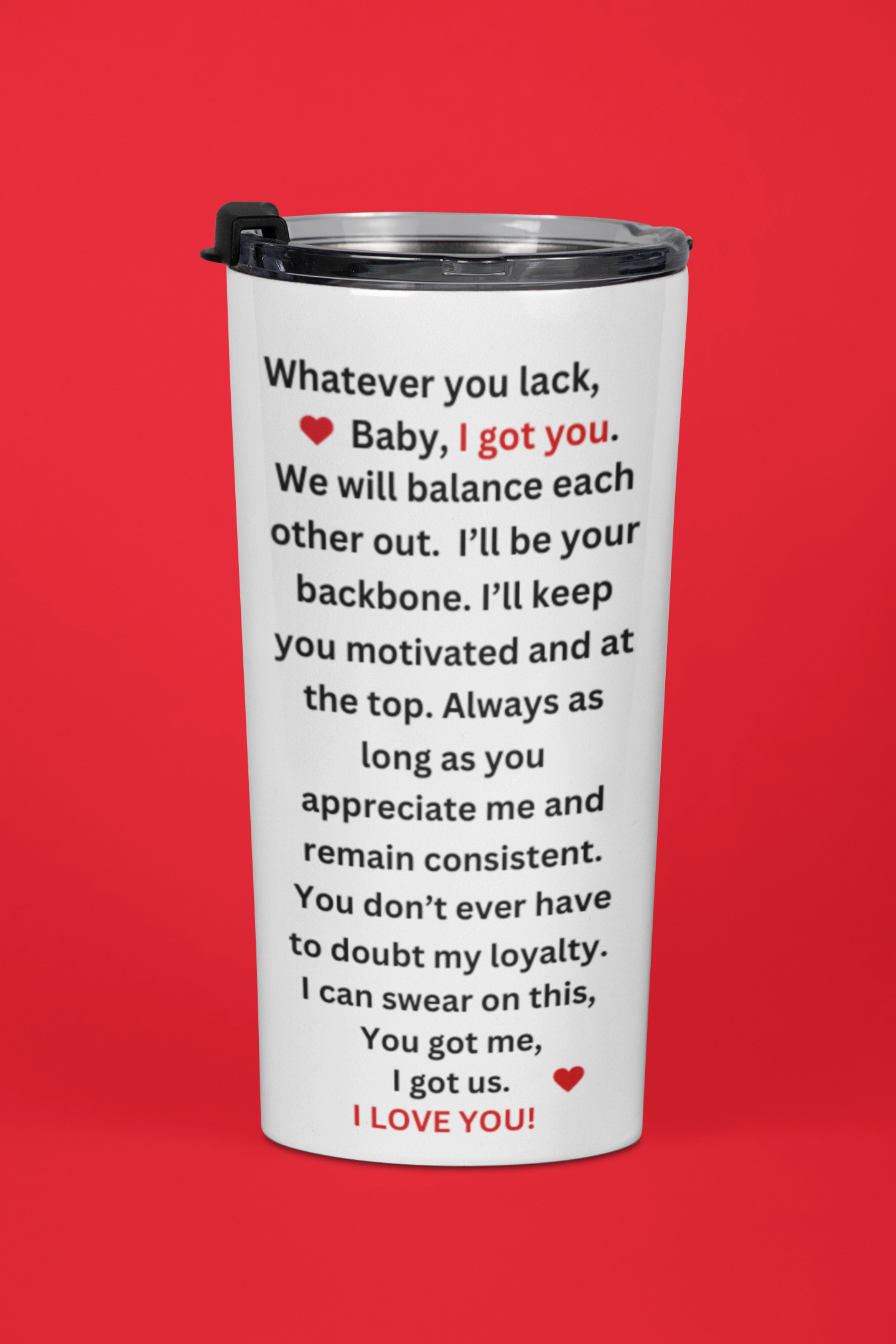 20 oz Stainless Steel Tumbler " YOU & ME - WE GOT THIS"